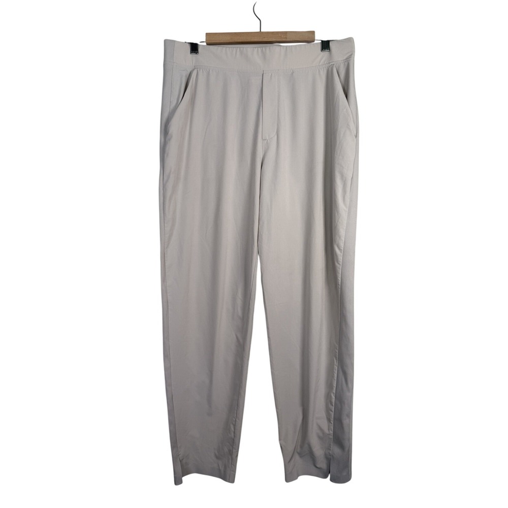 ATHLETA Brooklyn Ankle Pants SIZE 14 Beige‎